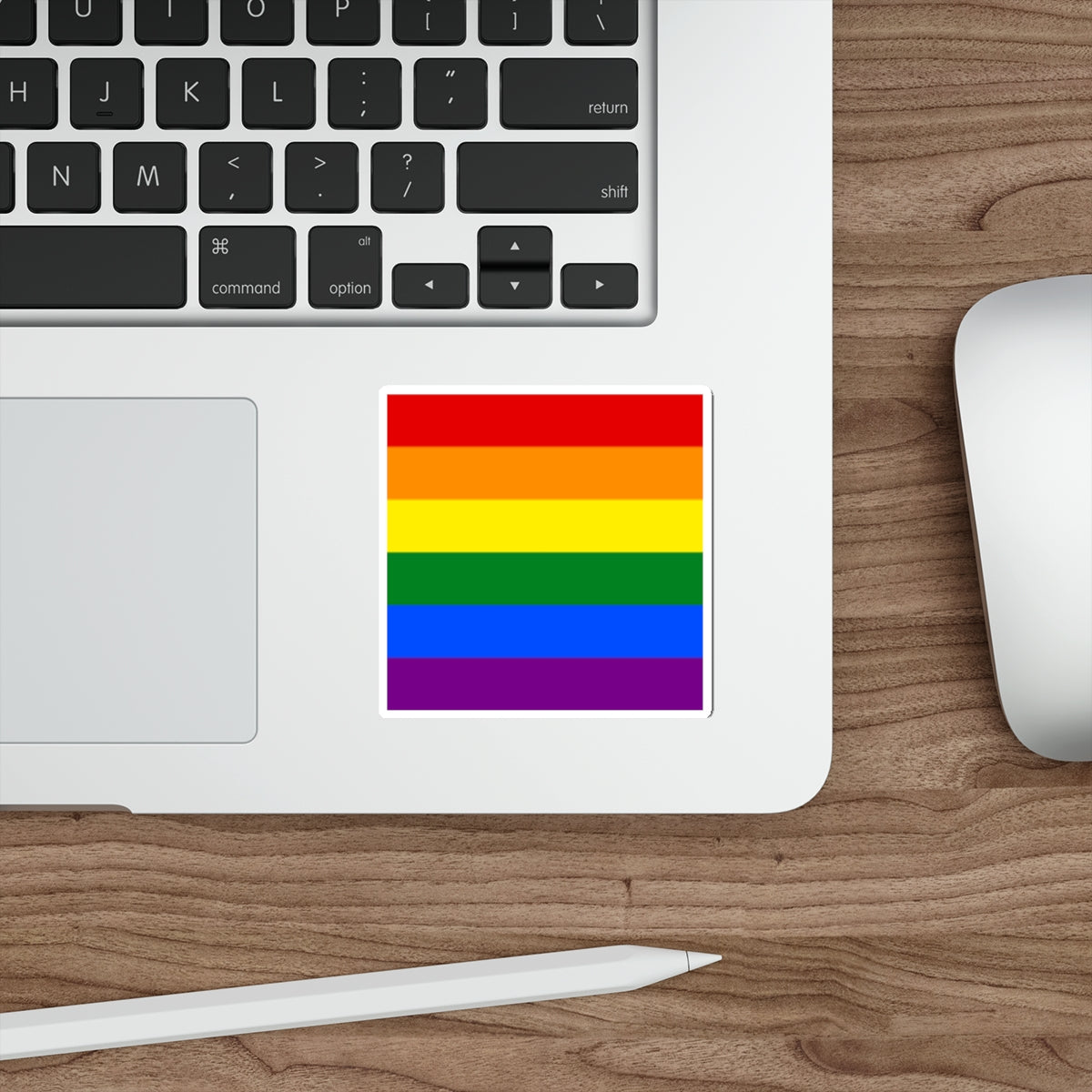 Die-Cut Stickers - Rainbow Flag