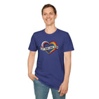 Let Your Love Flow Rainbow Heart T-Shirt