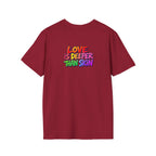 Rainbow Skeleton Love is Deeper Than Skin T-Shirt | Unisex Casual Tee