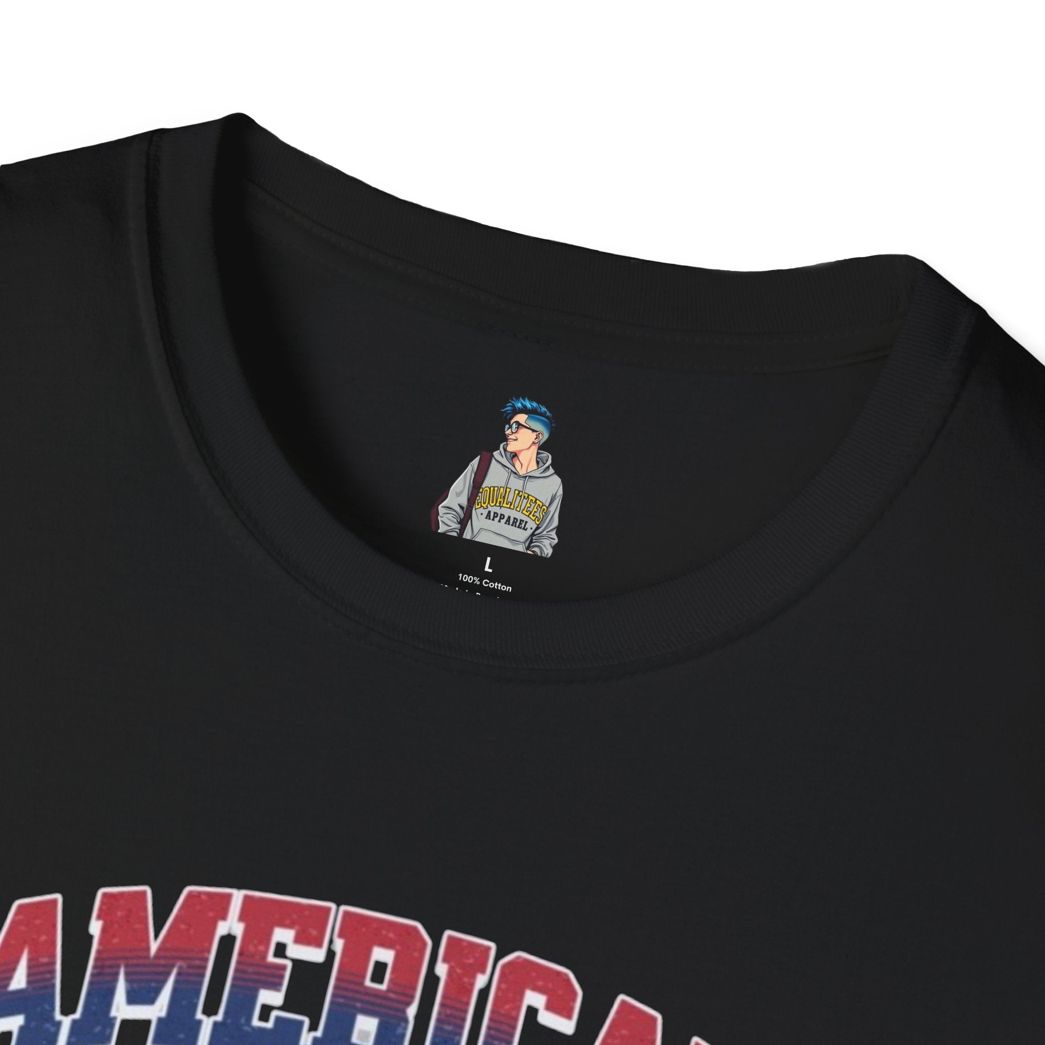 American Patriot - Keep Immigrants Deport Fascists Unisex T-Shirt - Celebrate Freedom & Diversity