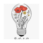 Inspirational Matte Vertical Poster - 'Be the Light'