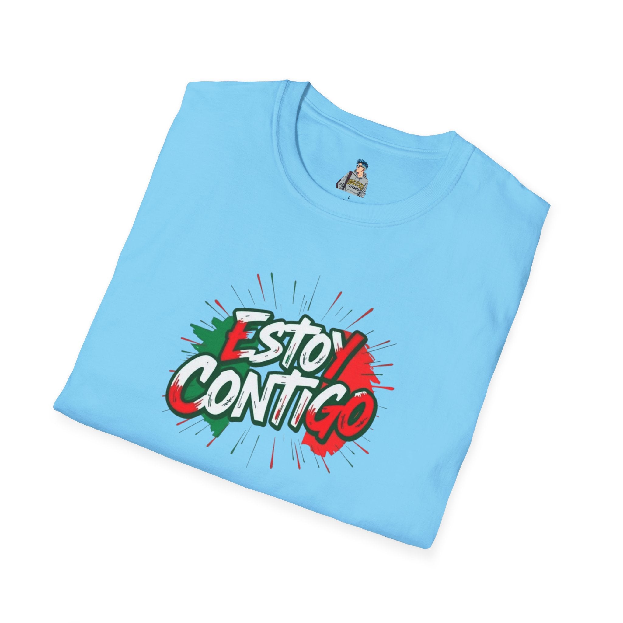 Estoy Contigo (I Am With You) Immigrants Make America Great Unisex Softstyle T-Shirt Classic Protest Tee