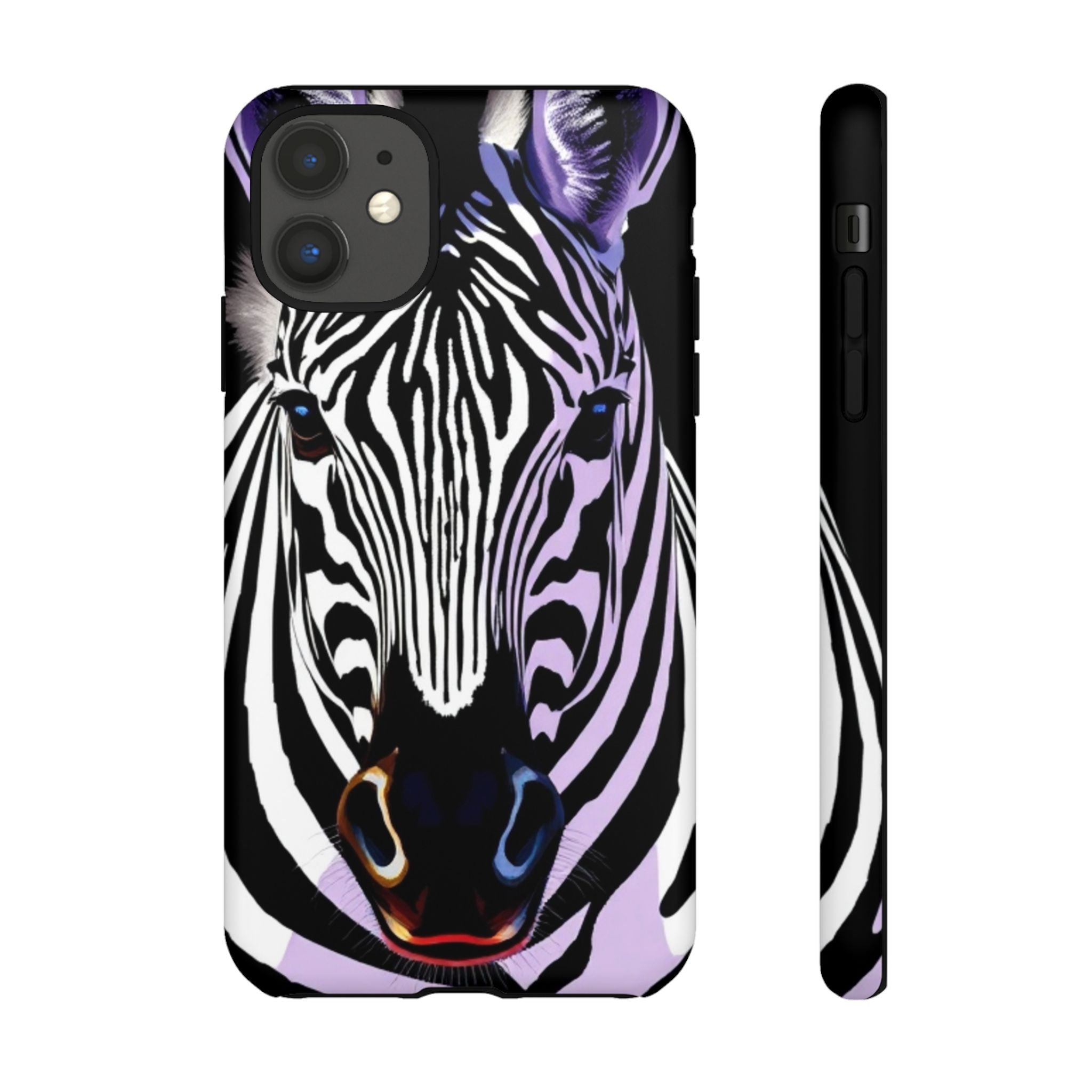Android OR iPhone Compatible Cases - Zebra Design - Unique Tough Cases