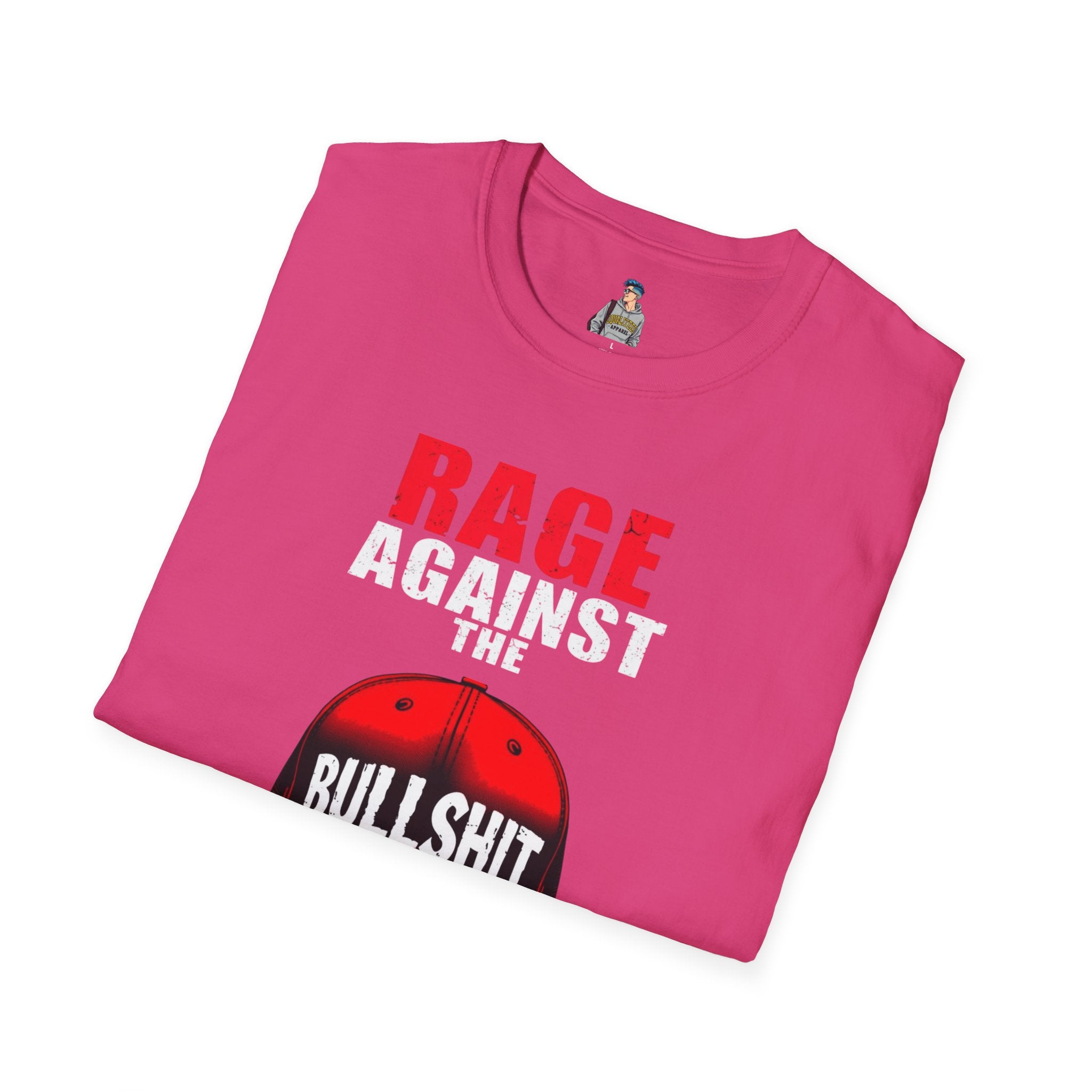 Unisex Softstyle T-Shirt - "Rage Against the BS" Graphic Tee