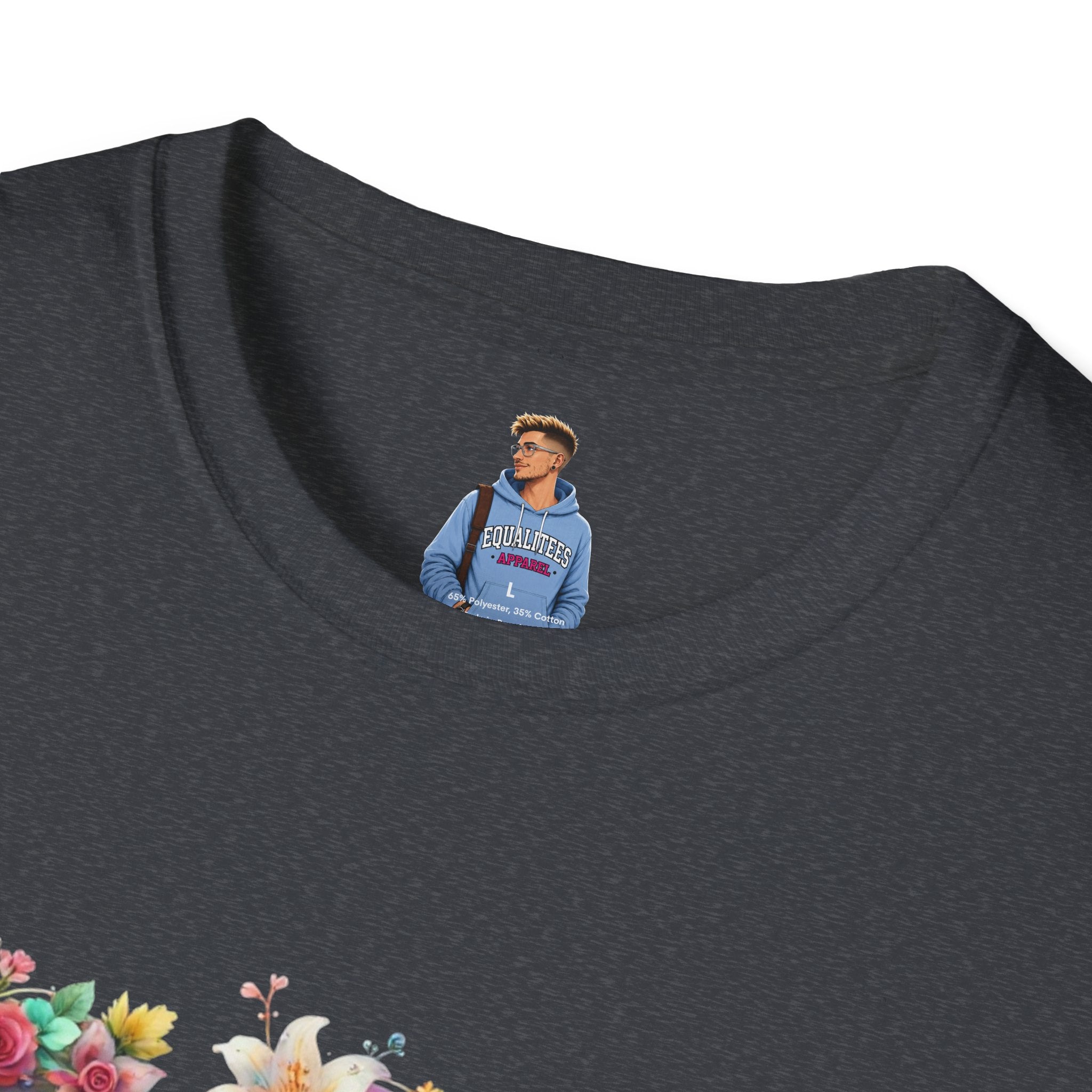 FDT Bold Floral Typography T-Shirt