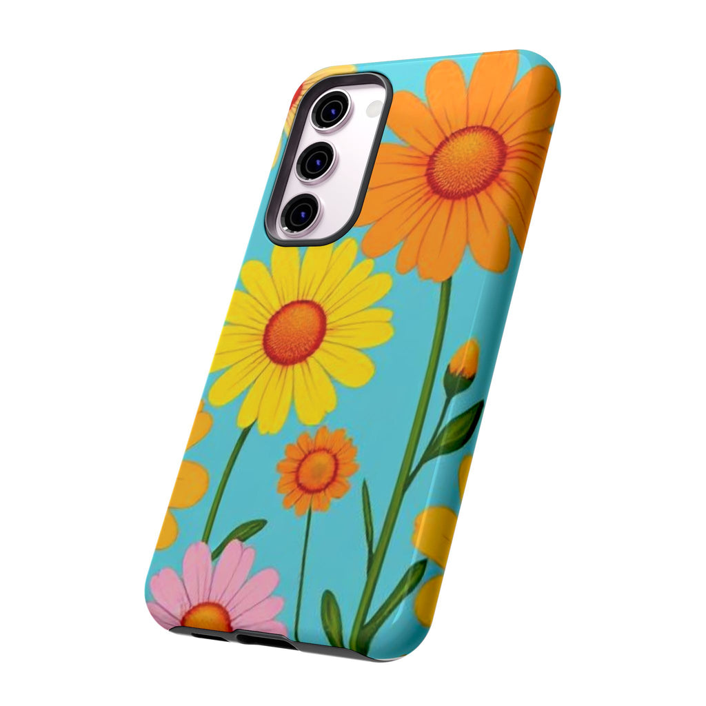 Floral Daisy Tough Case for Android