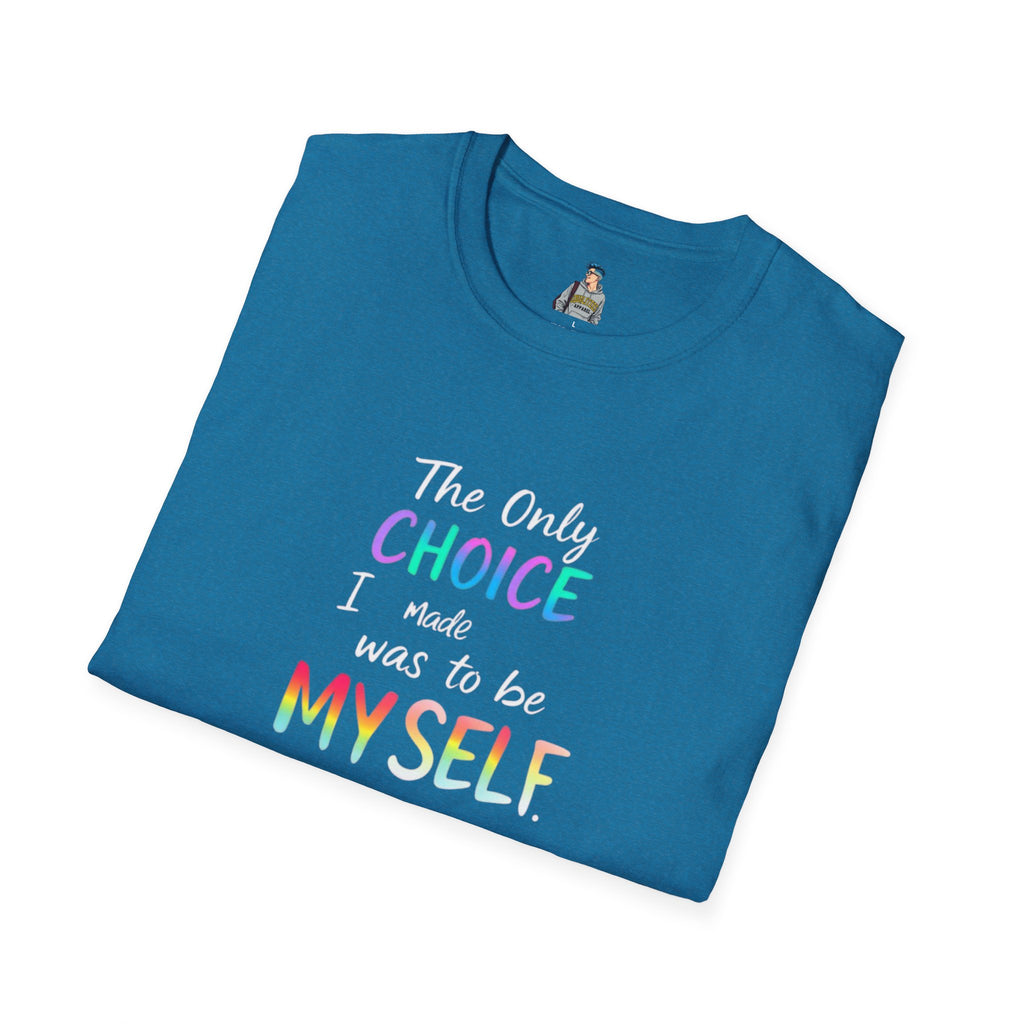 Unisex Softstyle T-Shirt - When Did You CHOOSE to Be Straight? Empowering LGBTQ+ Graphic Tee