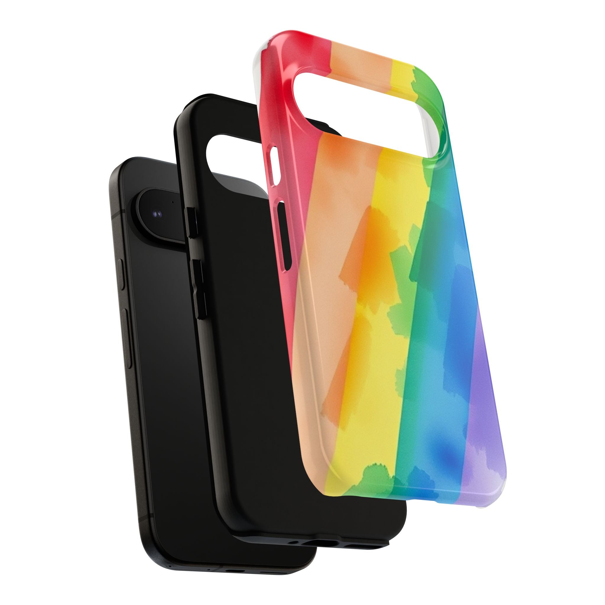 Rainbow Watercolor Art Tough Cases For Android & iPhone