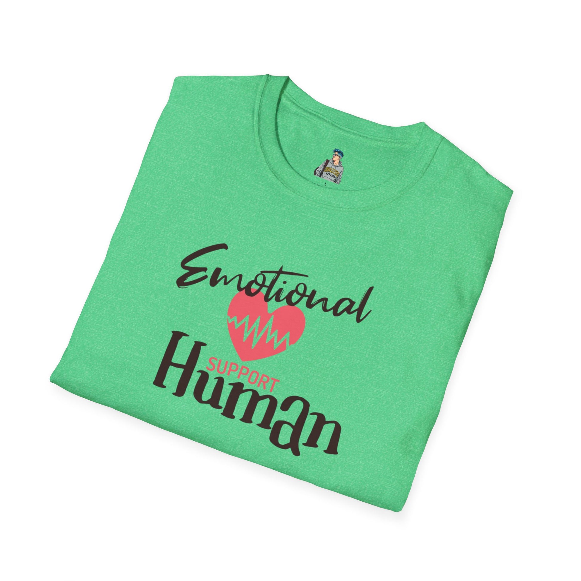 Emotional Support Human Unisex Softstyle T-Shirt