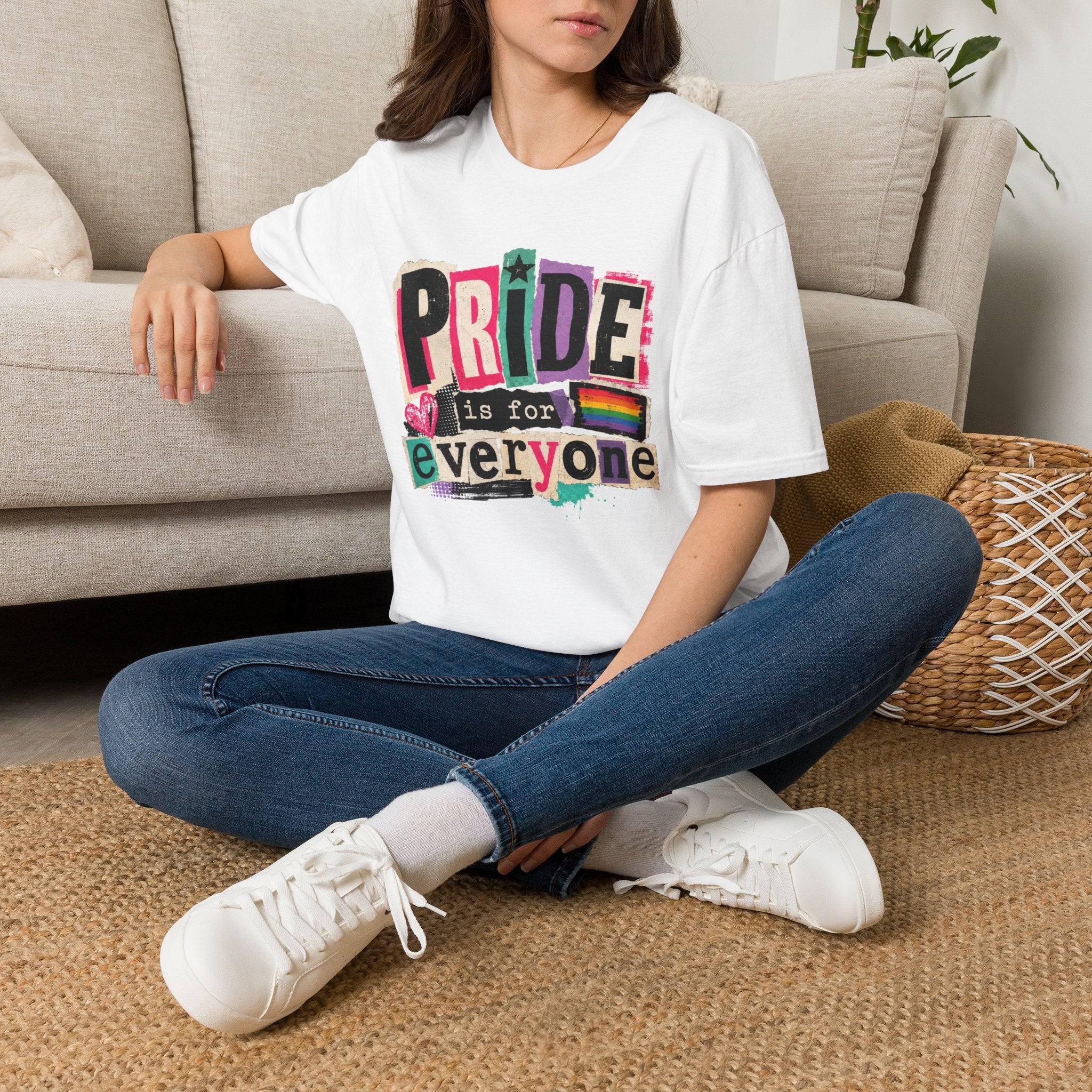 Pride Is for Everyone T-Shirt — Colorful LGBTQ+ Ally Tee