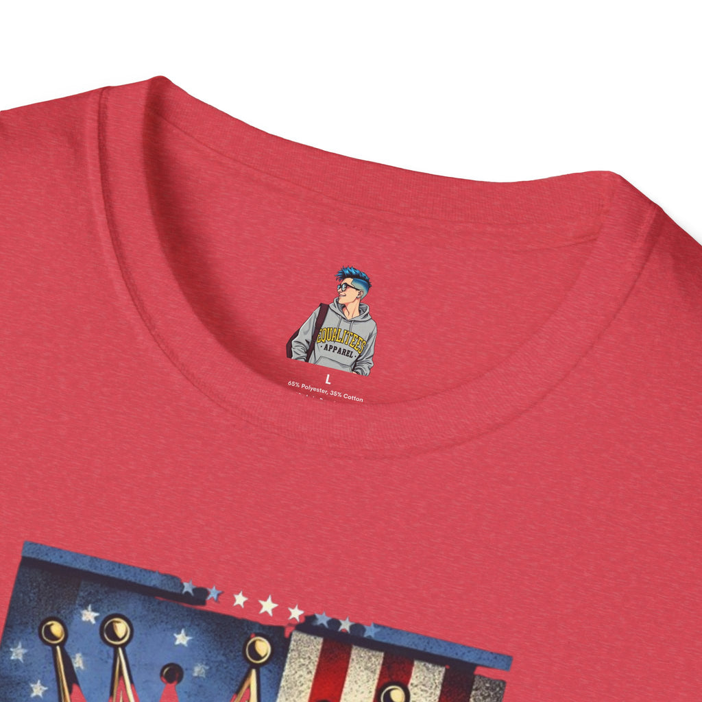 No Kings in America-Democracy Matters  Unisex Softstyle T-Shirt