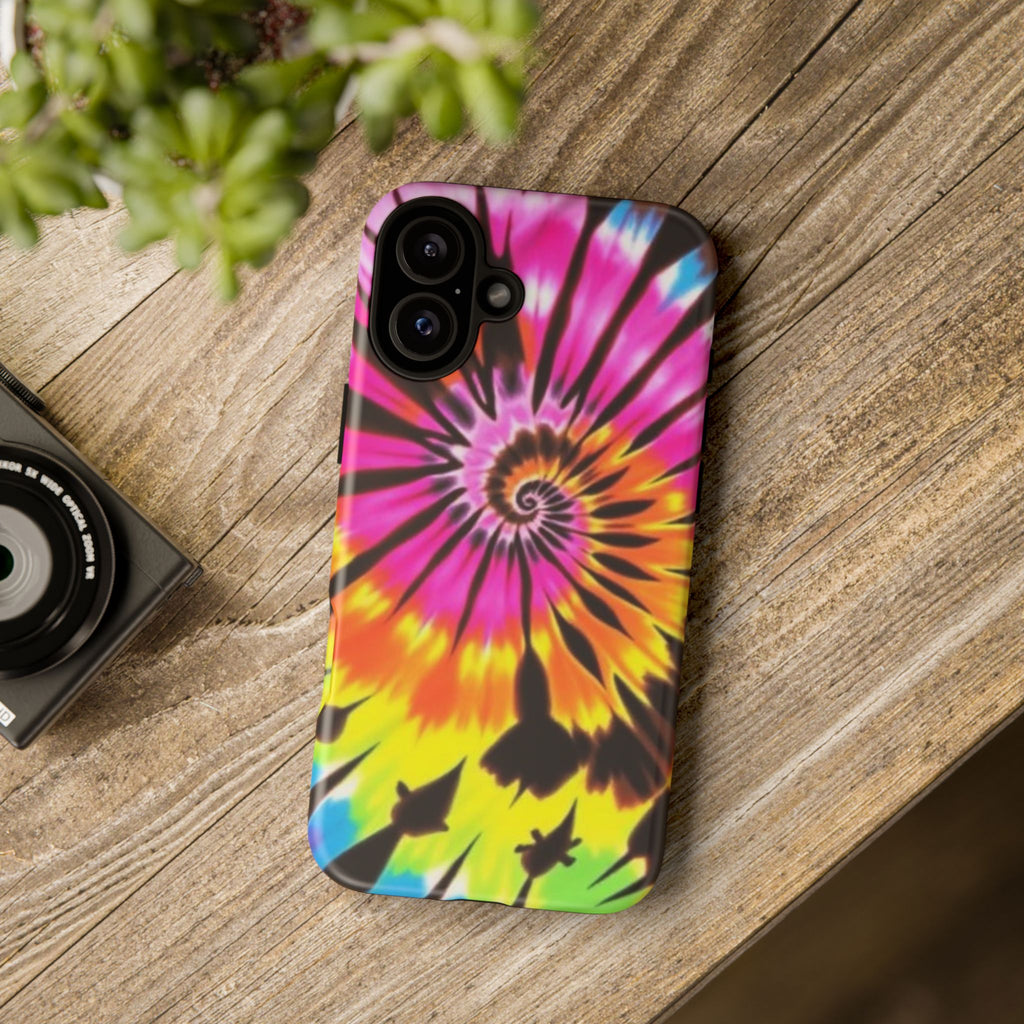 Tie-Dye Spiral Phone Case for iPhone