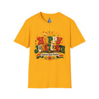Juneteenth T-Shirt - "Happy Juneteenth" Retro Celebration Tee