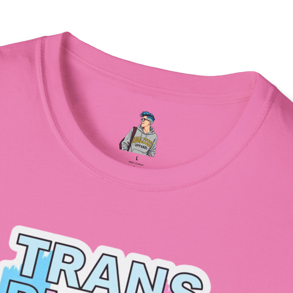 Trans Rights Unisex Softstyle T-Shirt - Support Equality & Trans Rights