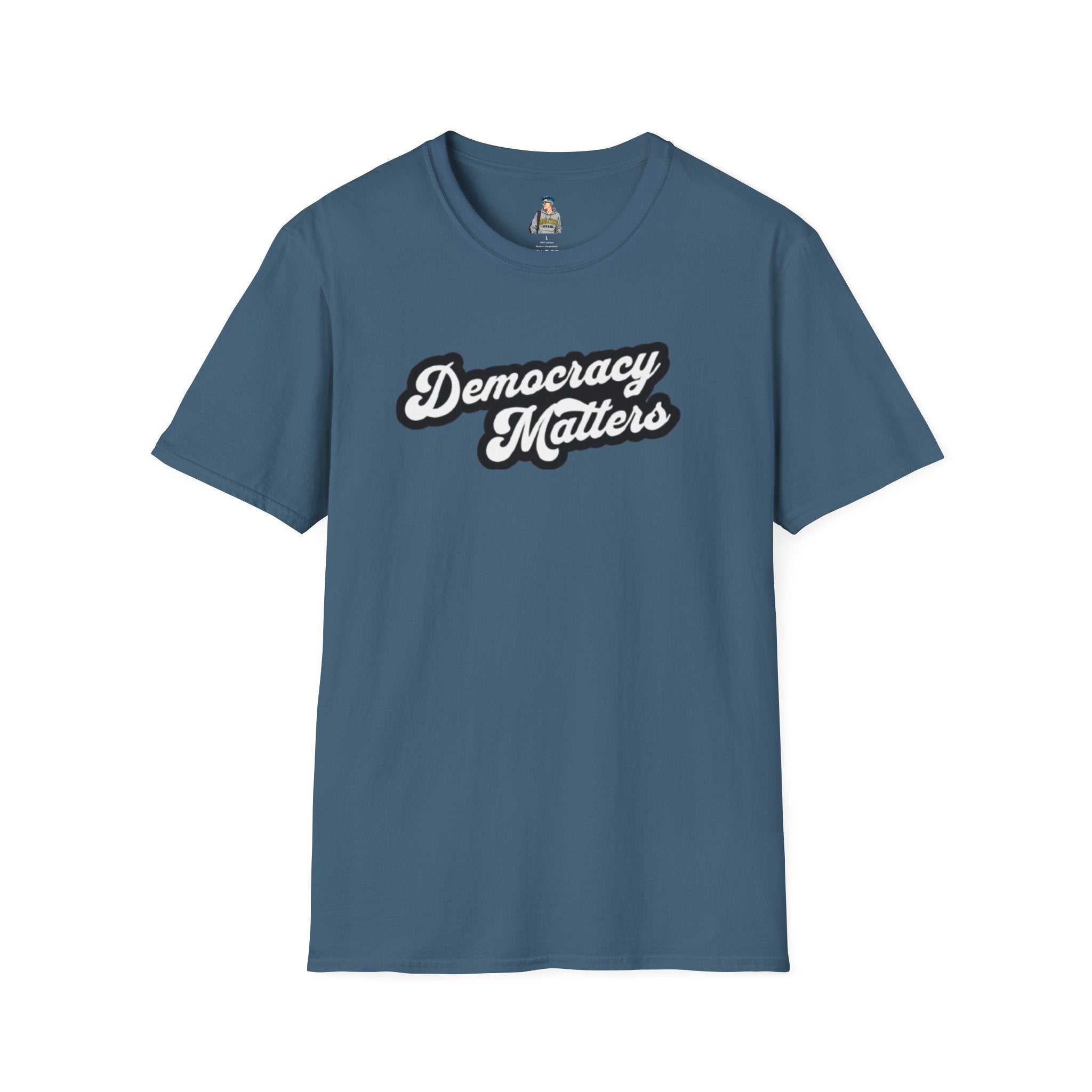 Unisex Softstyle T-Shirt - "Democracy Matters" & " We The People Are Pissed Off" Graphic Tee