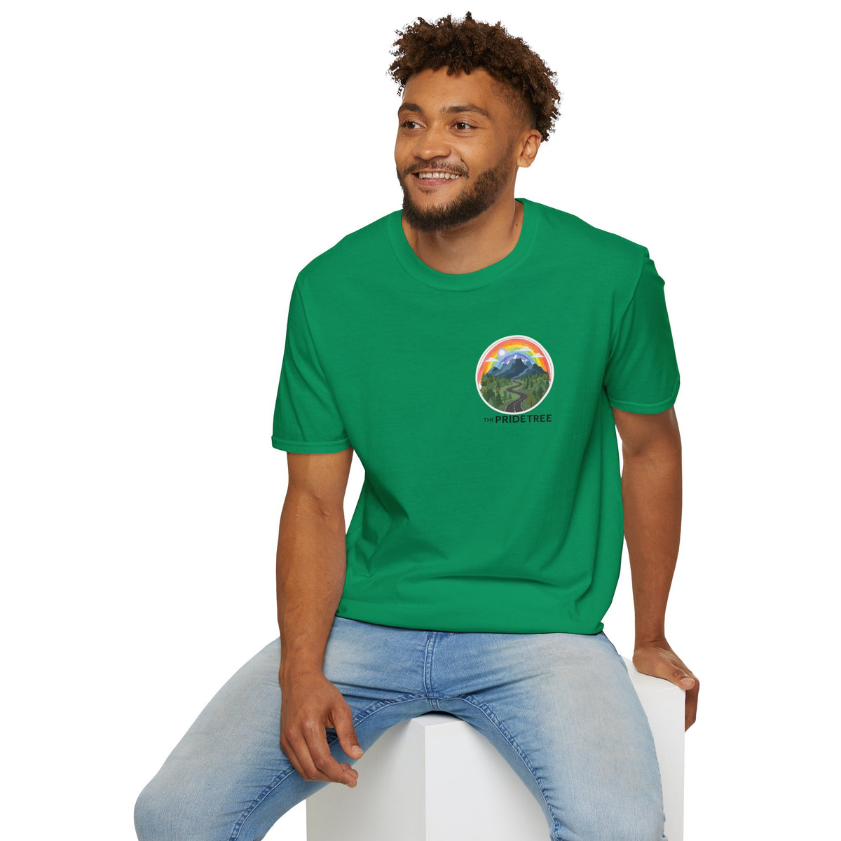 Pride Tree Las Vegas Mountain Graphic T-Shirt
