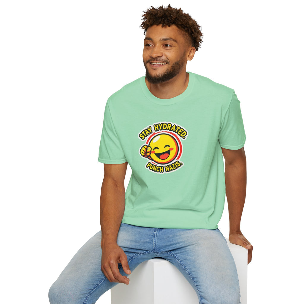 Stay Hydrated, Punch Nazis T-Shirt