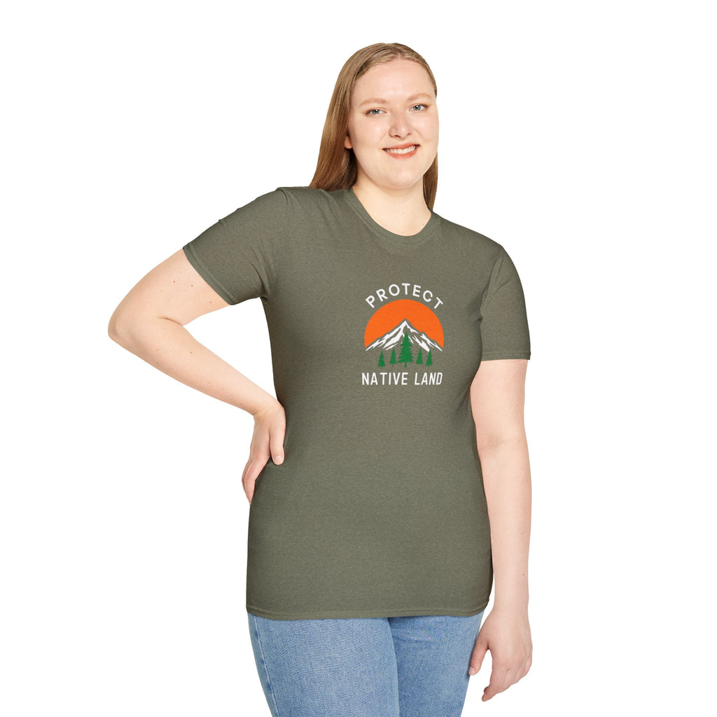 Protect Native Land Softstyle Unisex T-shirt