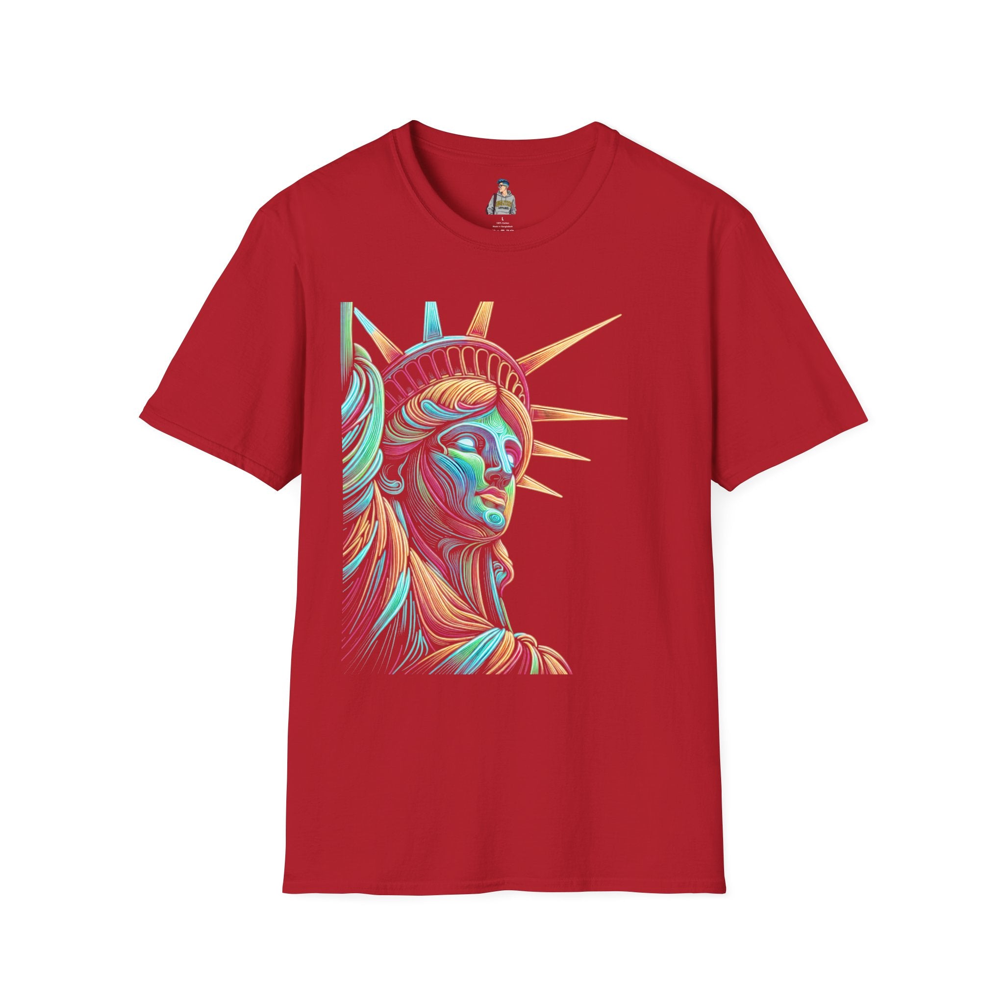 Lady Liberty - Softstyle Unisex T-Shirt