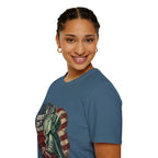 Patriots Don’t Stand For This T-Shirt — Statue of Liberty & Distressed Flag Graphic