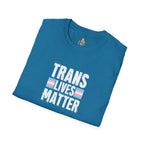 Trans Lives Matter Unisex Softstyle T-Shirt - Support LGBTQ+ Rights