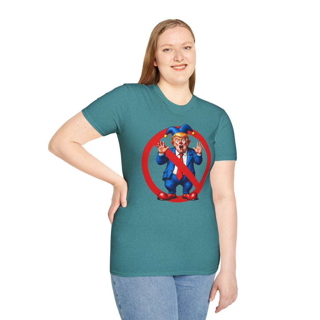 NO CROWN FOR THE CLOWN T-Shirt - NO KINGS IN AMERICA