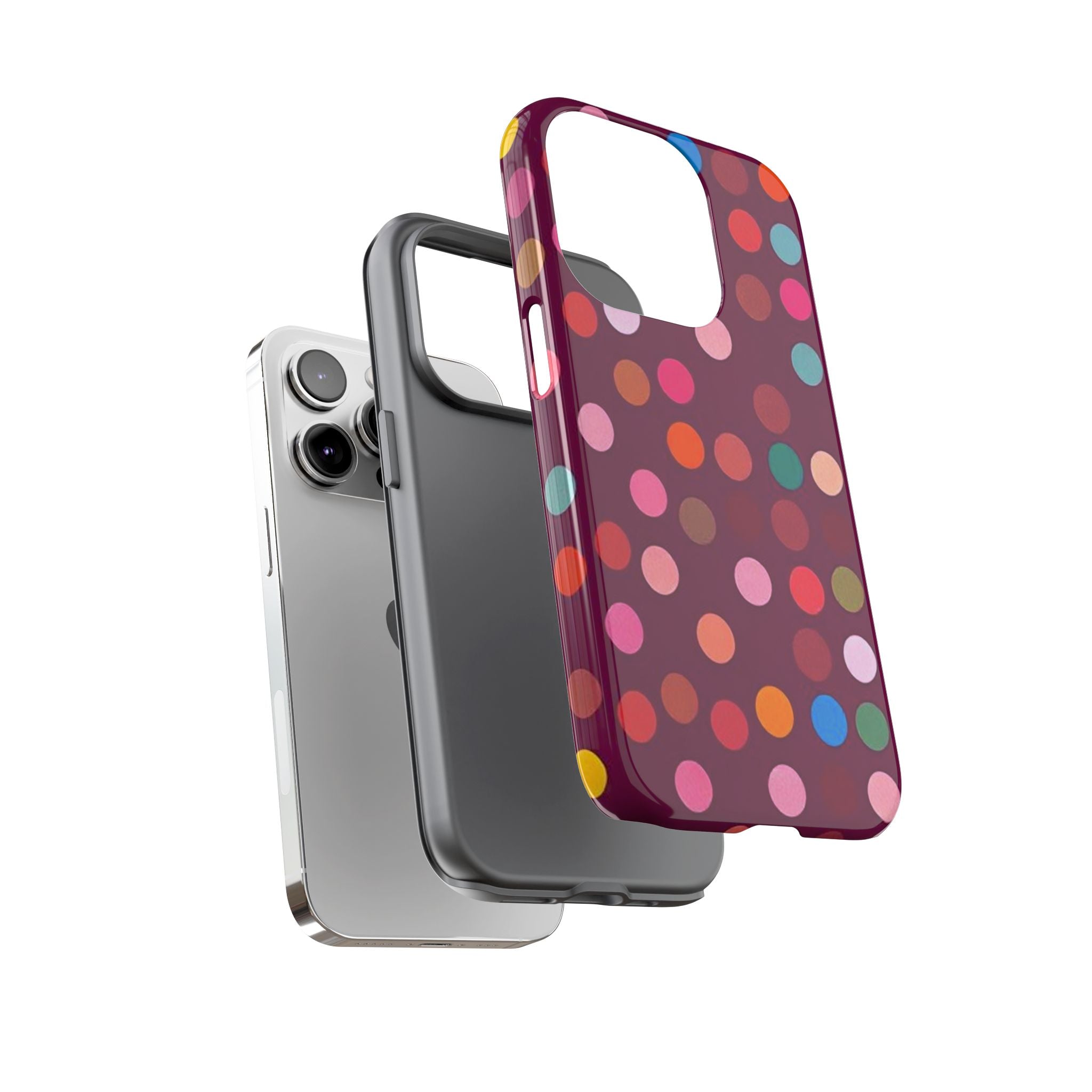 Polka Dot Tough Case for iPhone