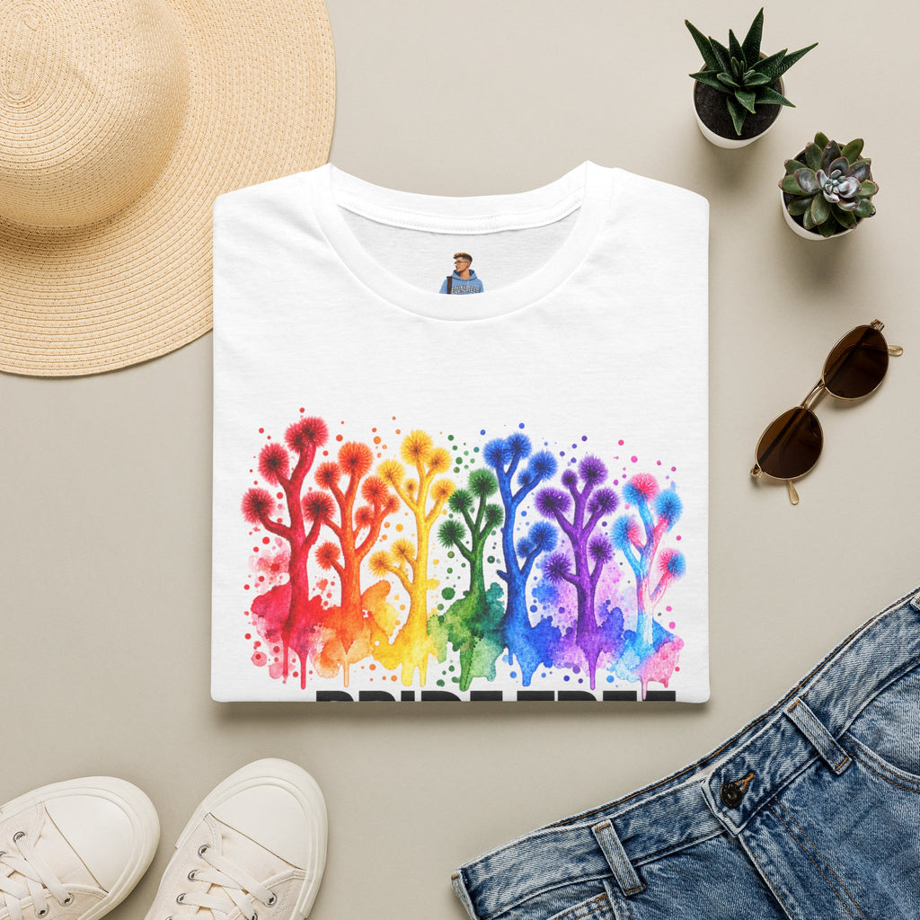 Pride Tree Las Vegas T-Shirt - Black Text