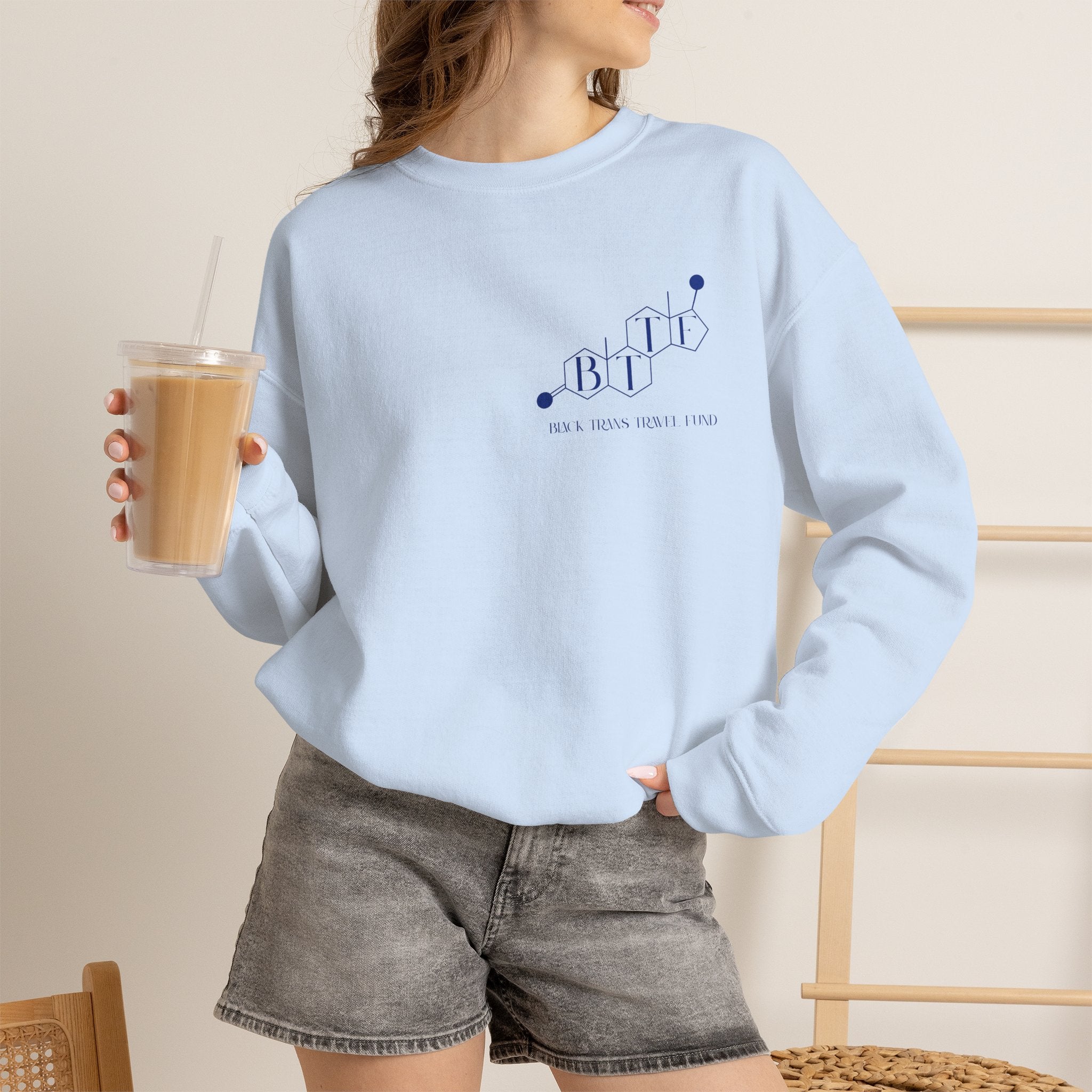 BTTF - Black Trans Travel Fund Unisex Crewneck Sweatshirt