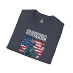 Patriotic Anti-Fascism T-Shirt - Voting for a Traitor Makes You One - Unisex Softstyle T-shirt