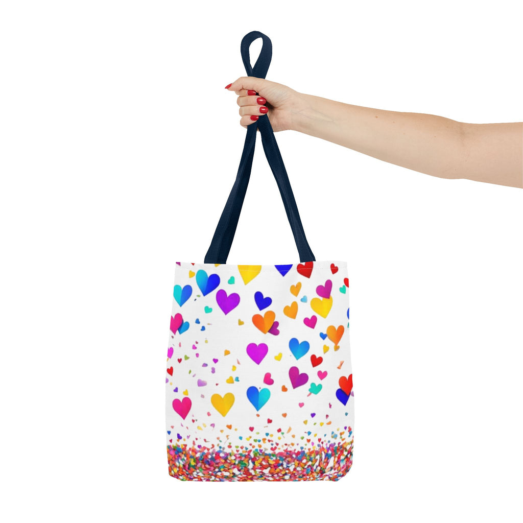Falling Hearts Tote Bag