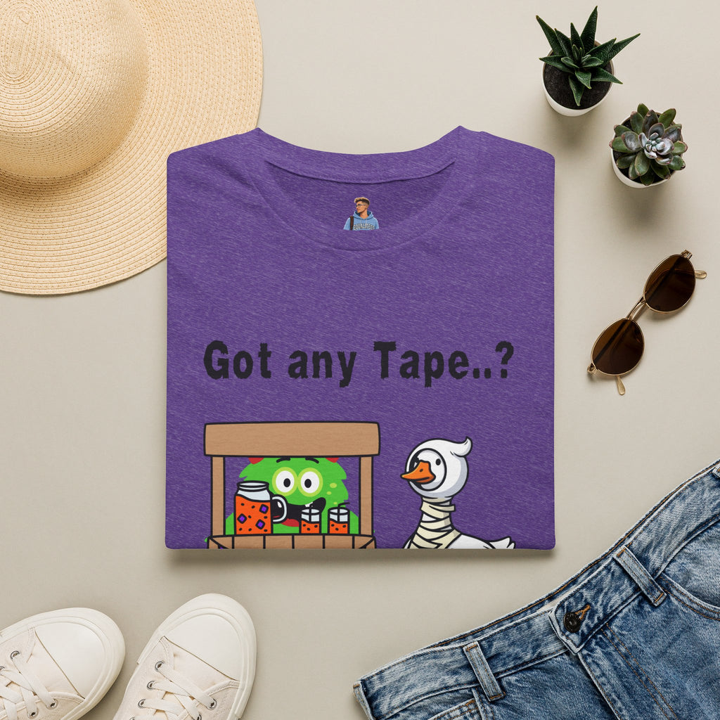 Got any Tape..? Funny Goose & Frog Market T-Shirt — Cute Animal Humor Tee