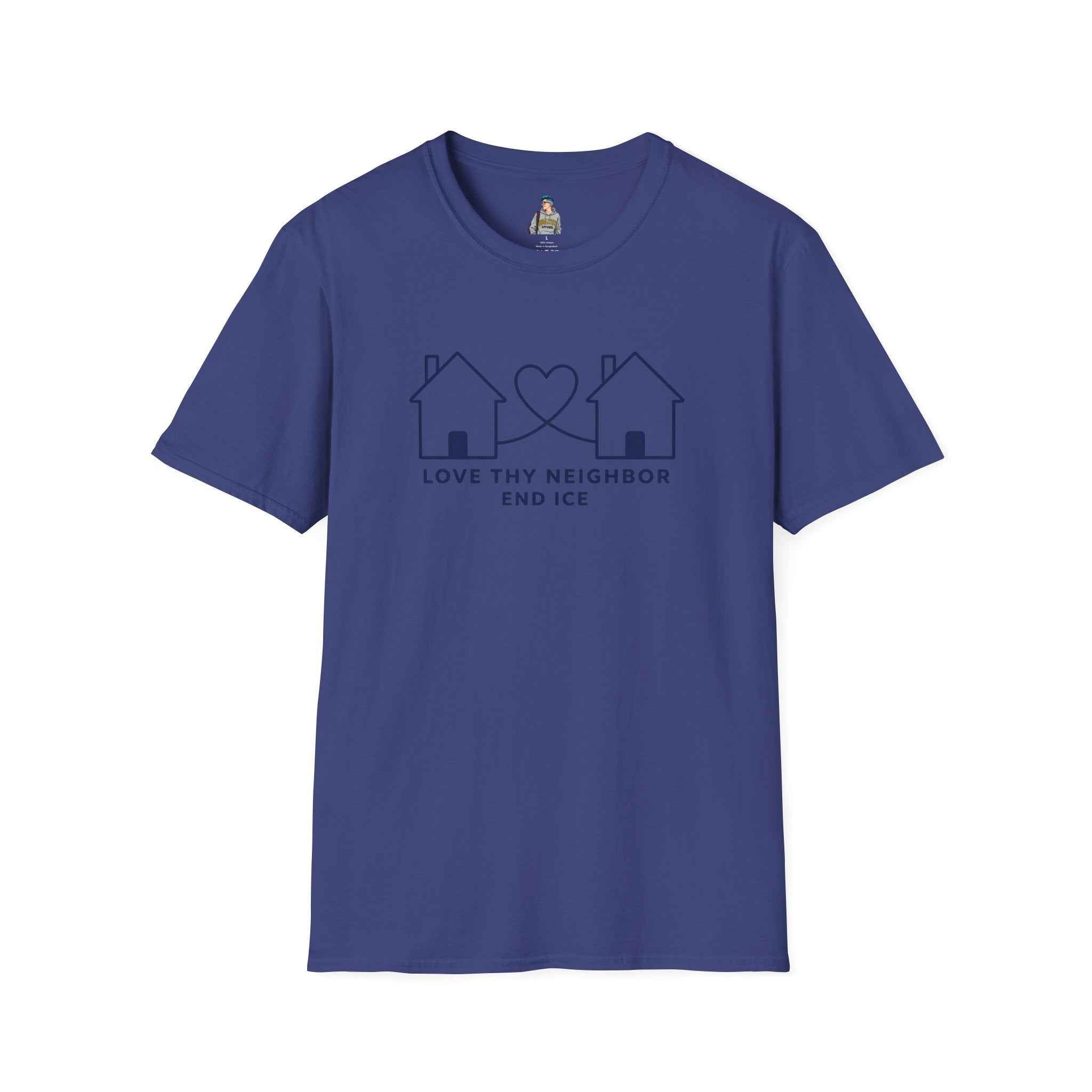 T-Shirt — "Love Thy Neighbor END ICE