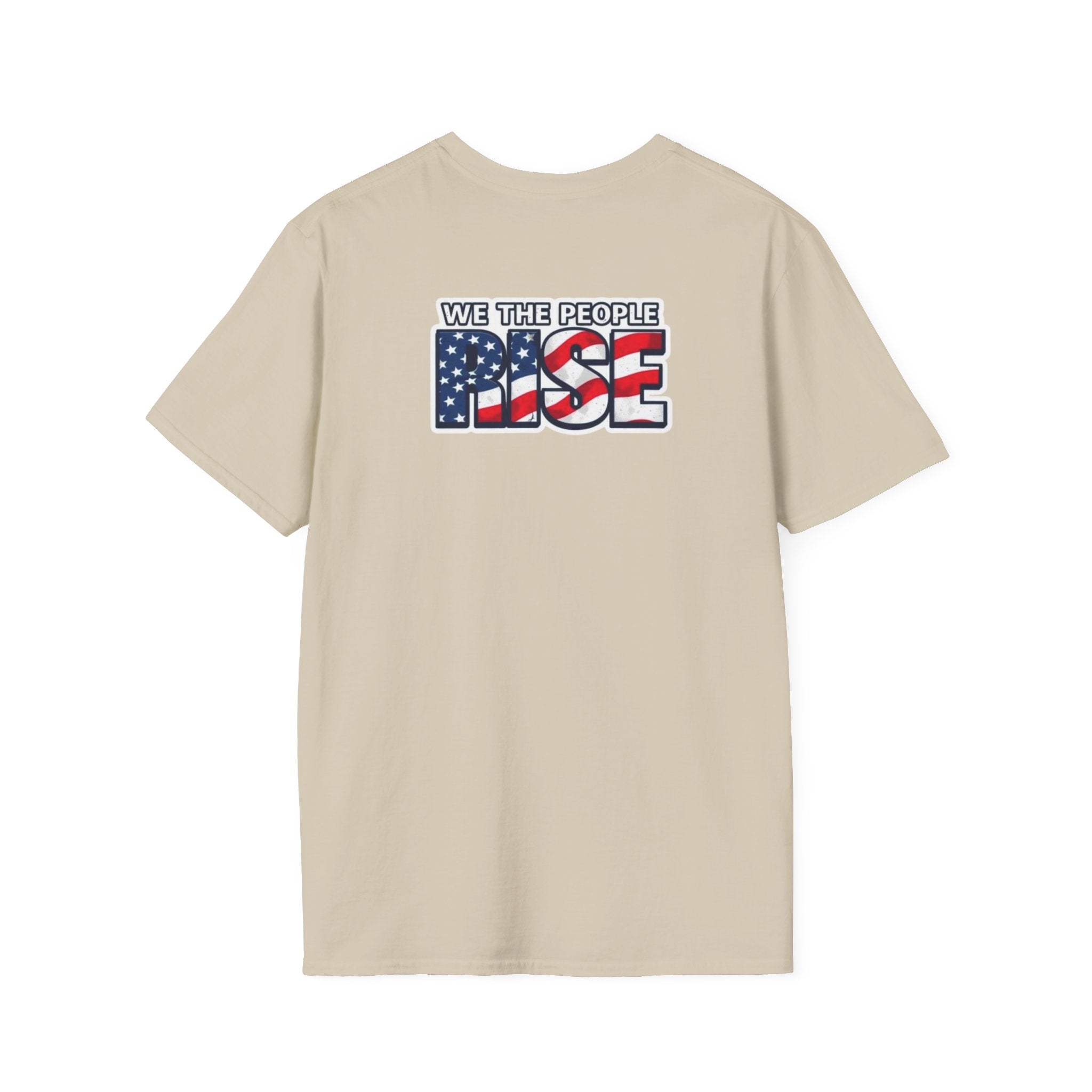 Patriotic Unisex T-Shirt - 50501 We The People Rise - American Flag Design