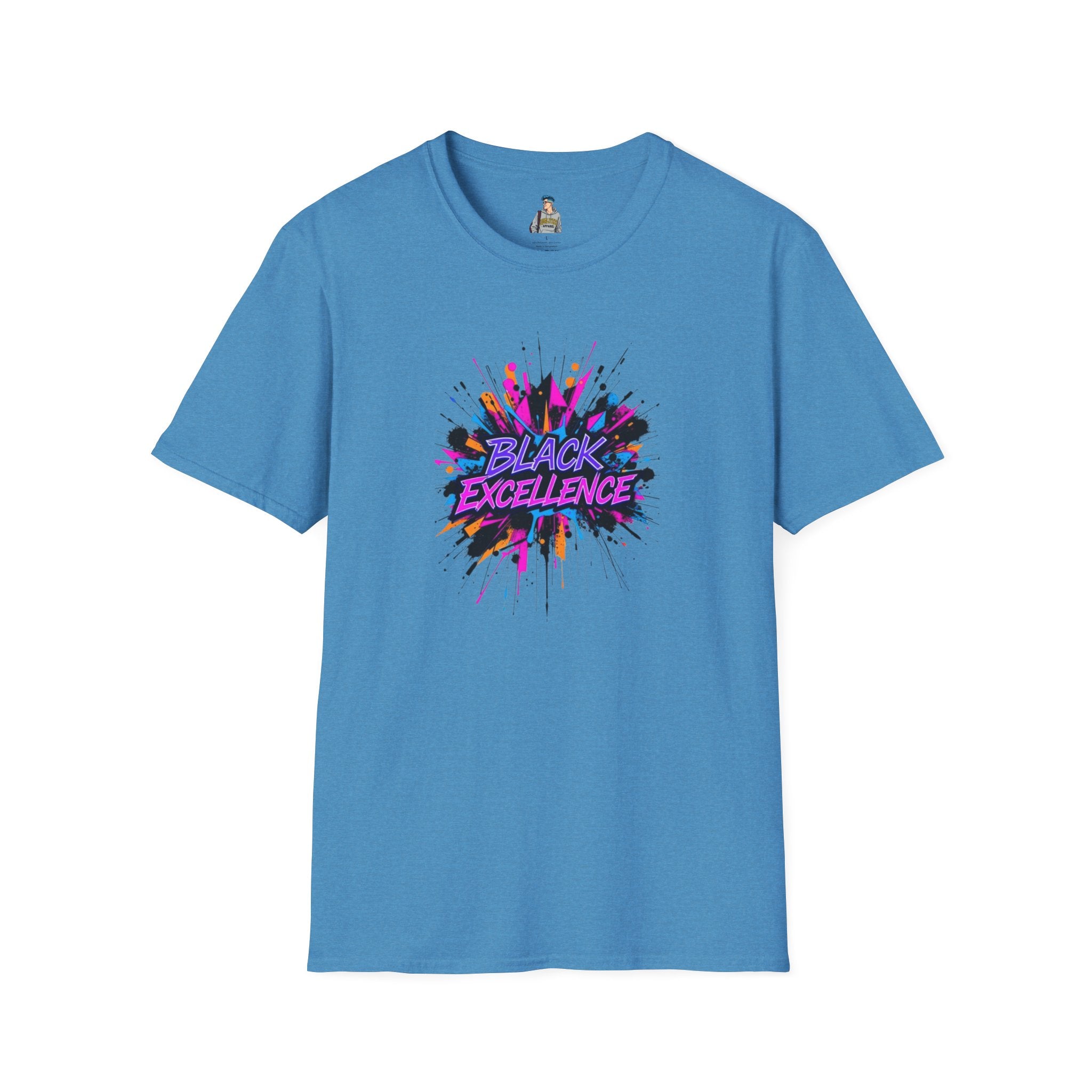 Unisex Softstyle T-Shirt - Black Excellence Graphic Tee