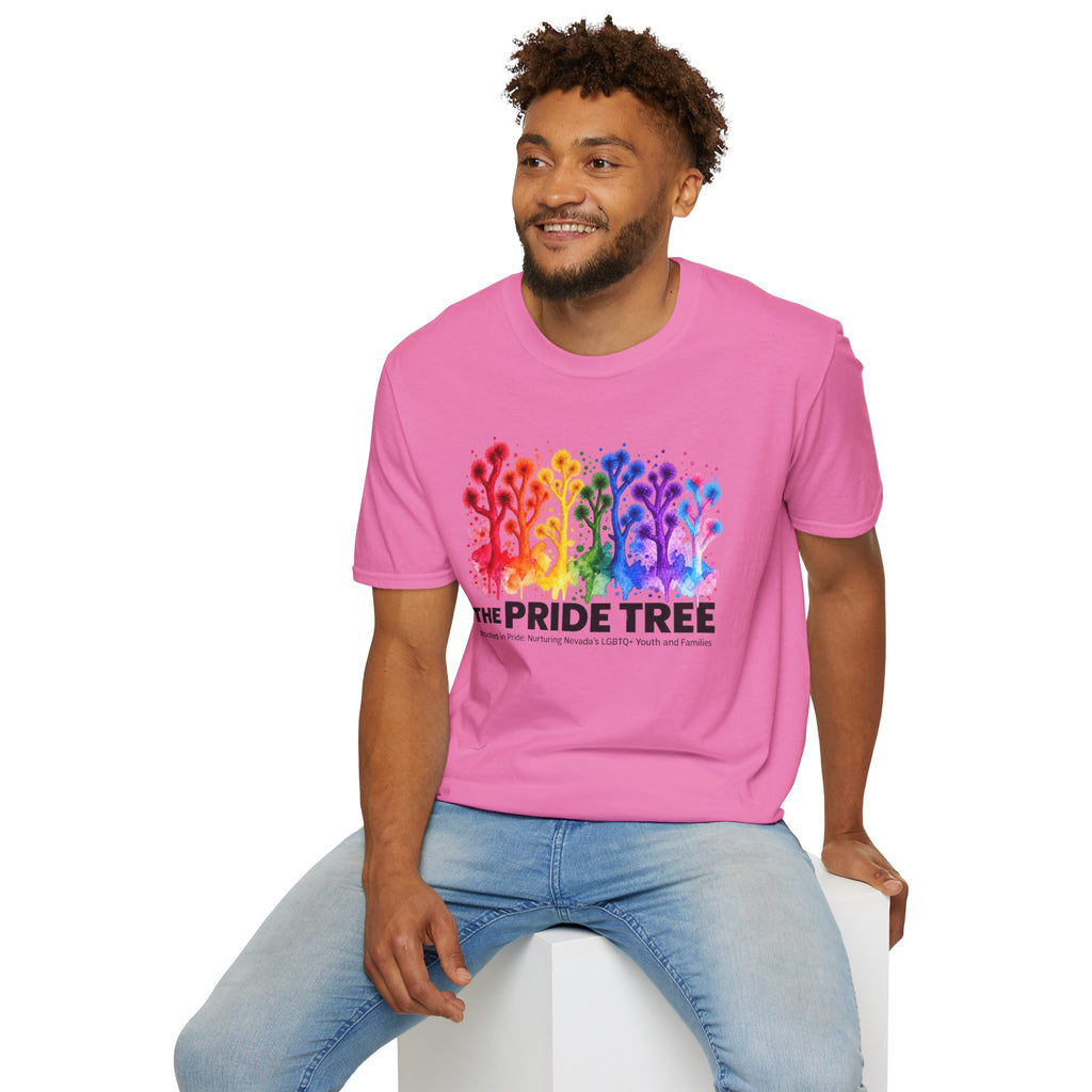 Pride Tree Las Vegas T-Shirt - Black Text