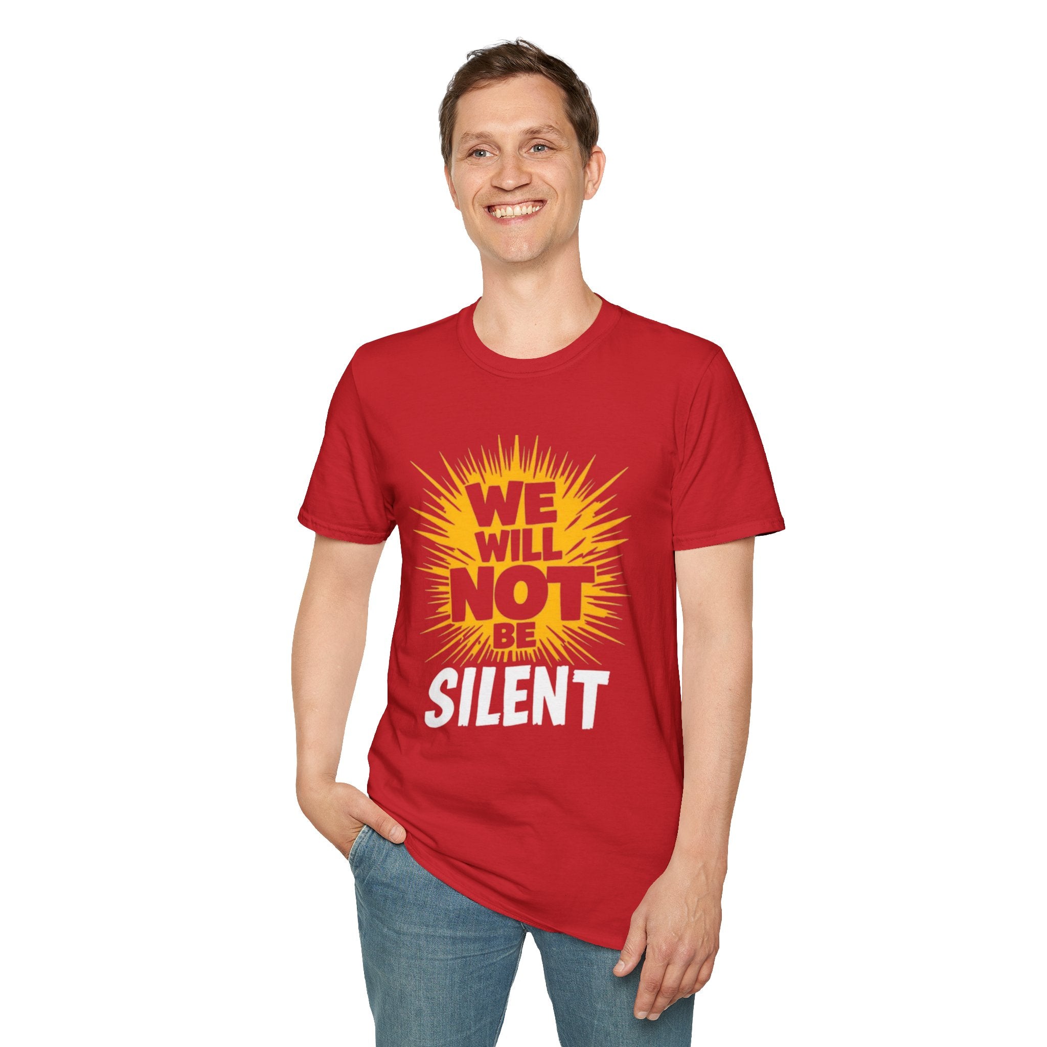 Empowerment Graphic Tee - We Will Not Be Silent | Unisex Softstyle T-Shirt
