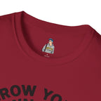 Unisex Softstyle T-Shirt - 'Grow Your Own Way' Floral Design for Queer Pride
