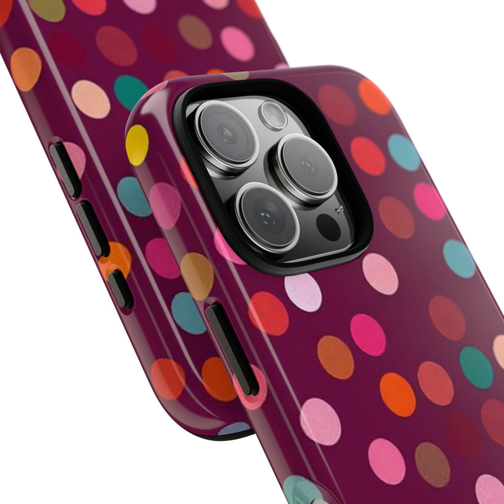 Polka Dot Tough Case for iPhone