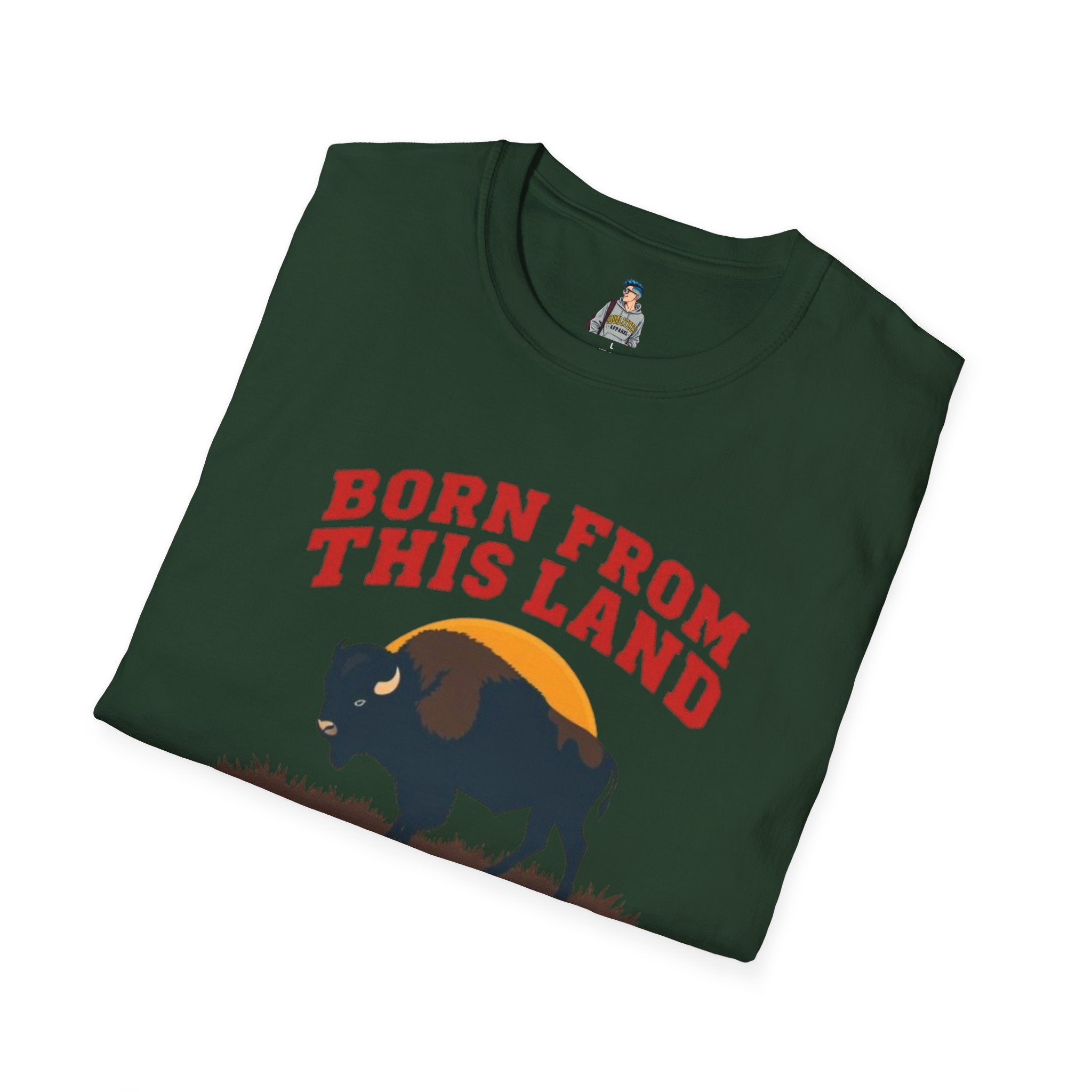 Born From this Land Native and Proud T-Shirt