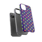 Colorful Polka Dot Tough Phone Case for iPhone