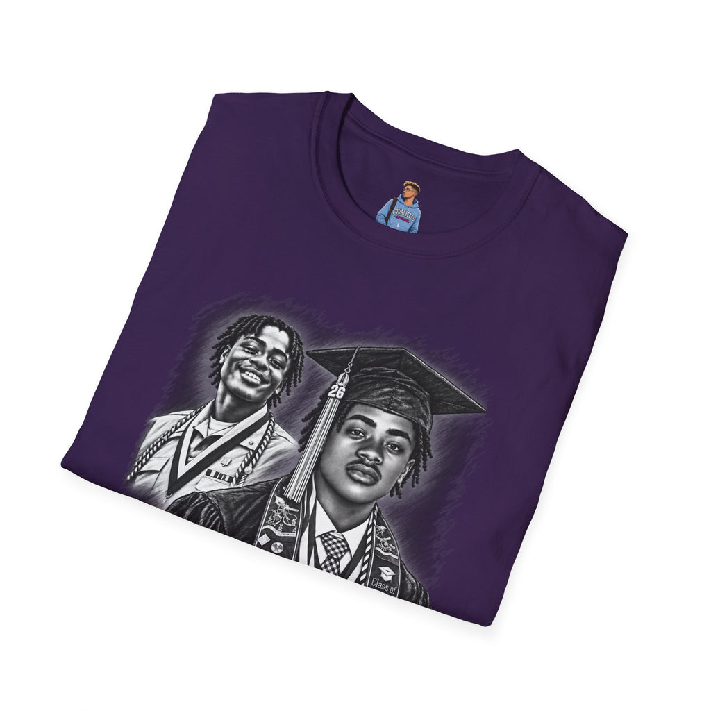 Double Portrait Front - In Memory of Pierre Damas Bel T-Shirt