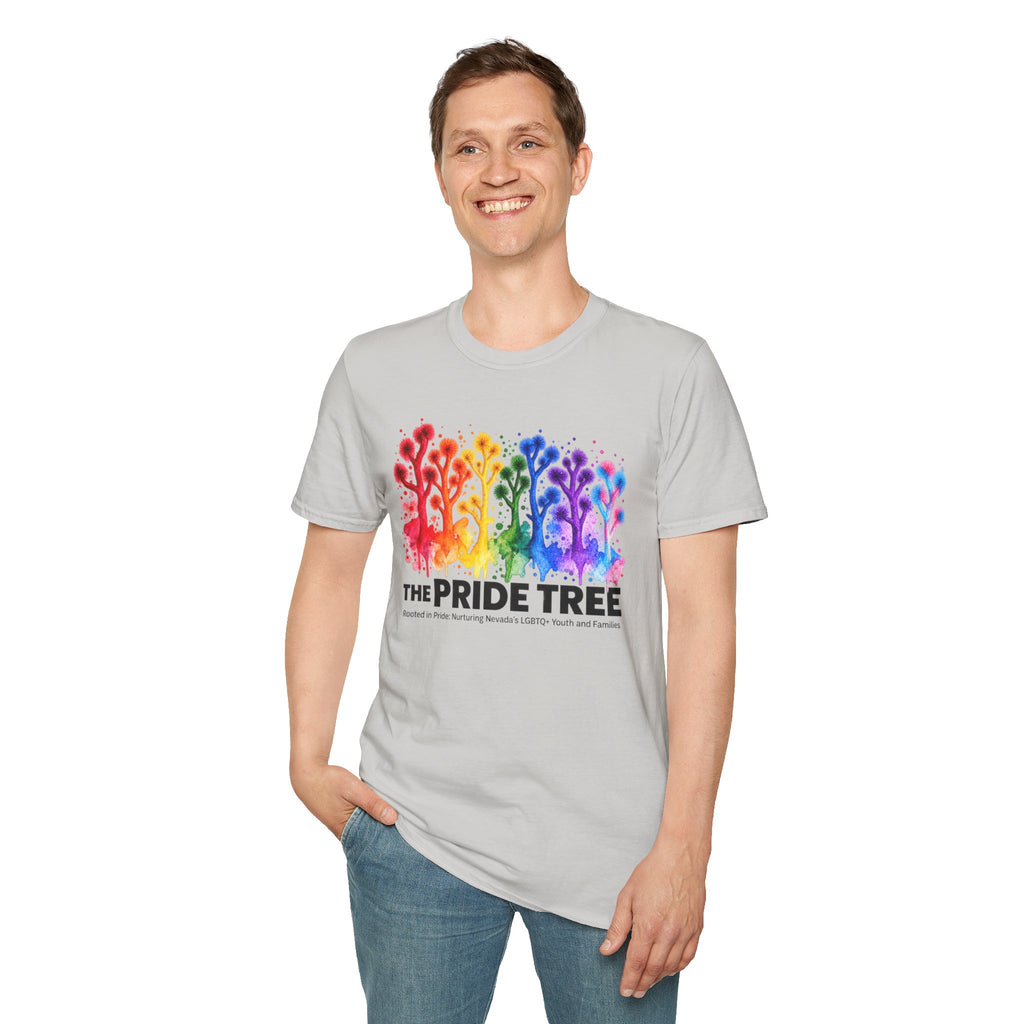 Pride Tree Las Vegas T-Shirt - Black Text
