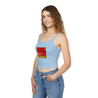 Women's Spaghetti Strap Tank Top - "Break the Patriarchy" Statement Tee