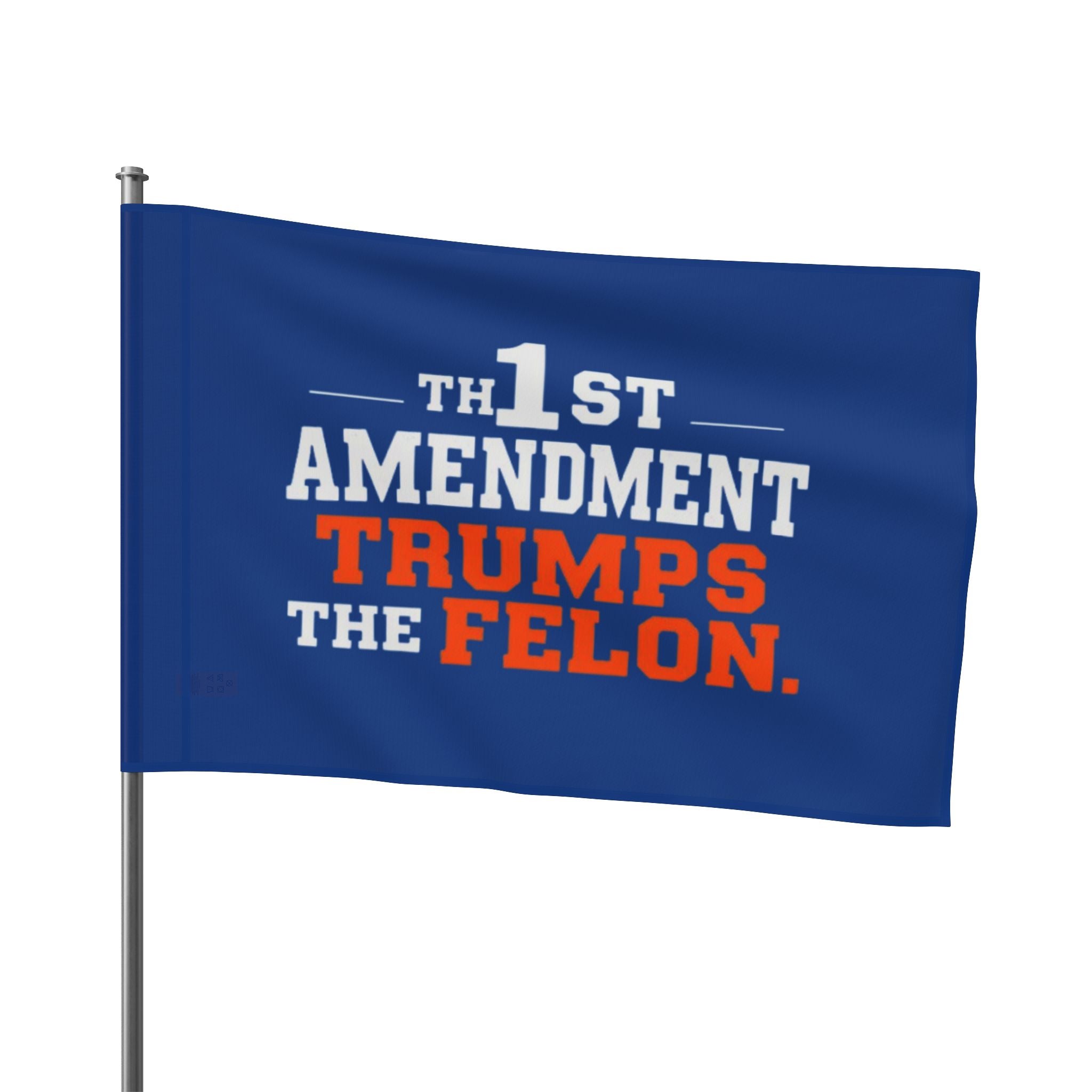 1st Amendment Trumps the Felon - Protest Flag