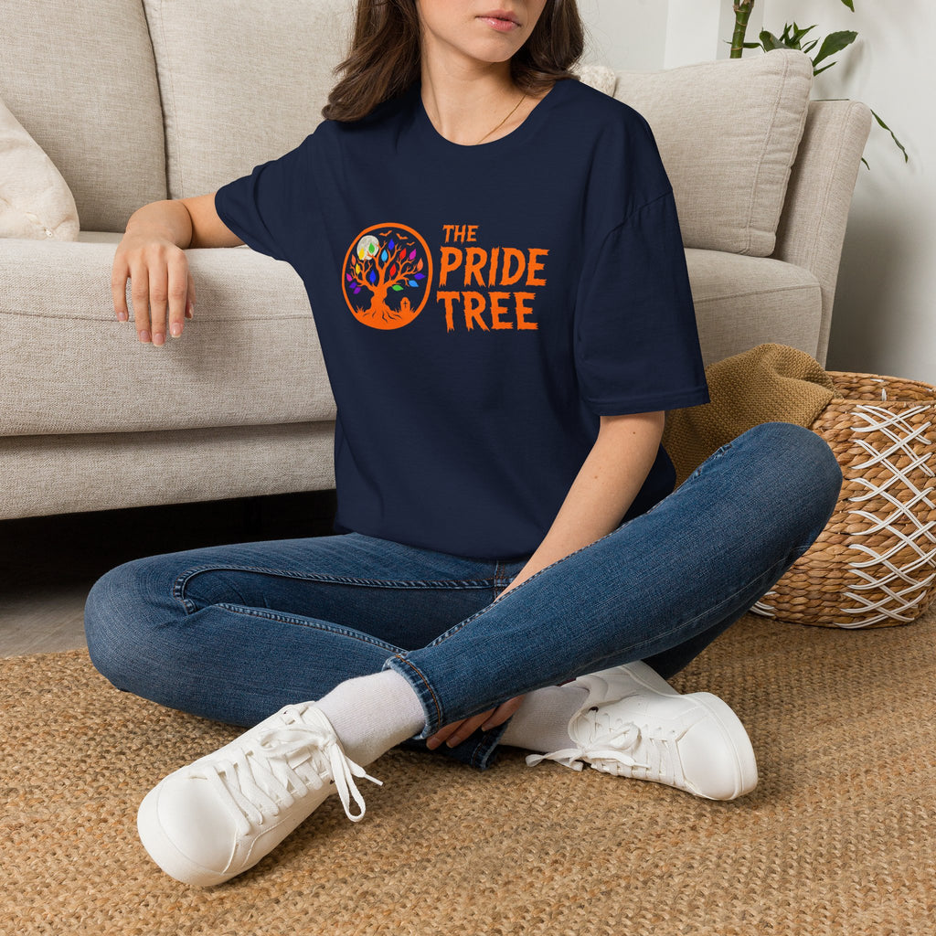 Orange Halloween Logo Pride Tree T-Shirt