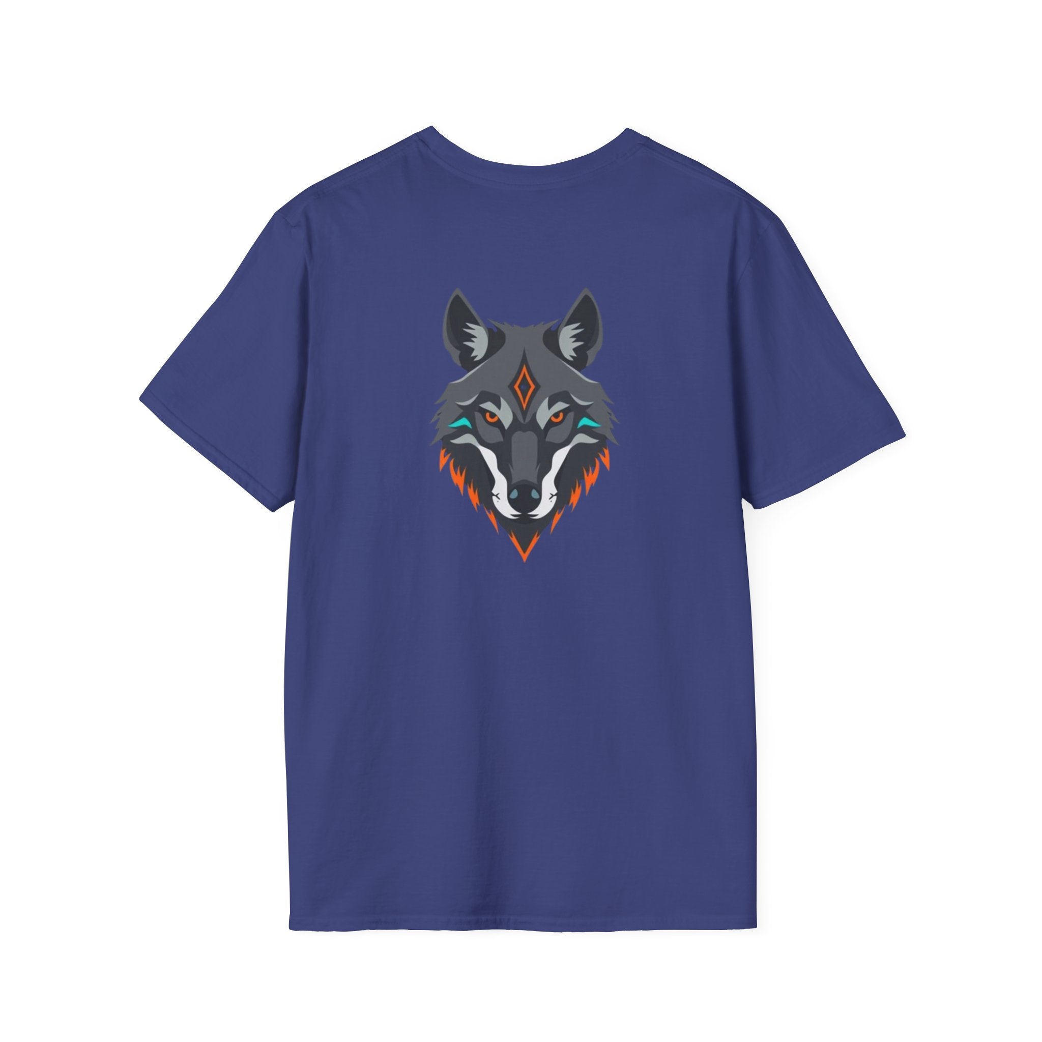 Mystical Wolf Design Unisex Softstyle T-shirt
