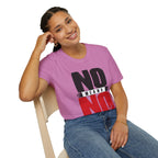 NO Means NO T-Shirt — Consent Awareness Graphic Tee