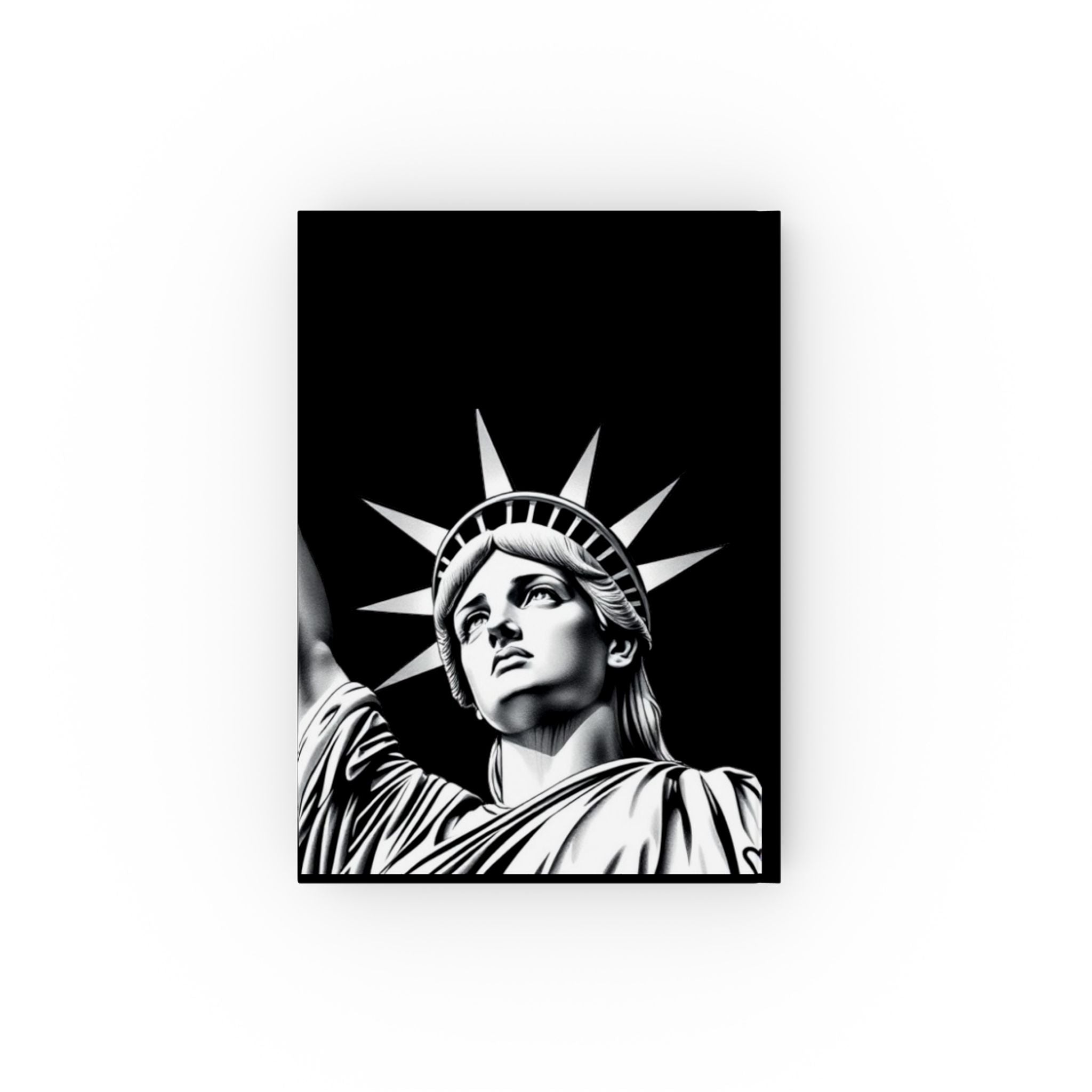 Sketch of Lady Liberty Hard Backed Journal - Perfect for Gifts, Journaling, and Celebrations