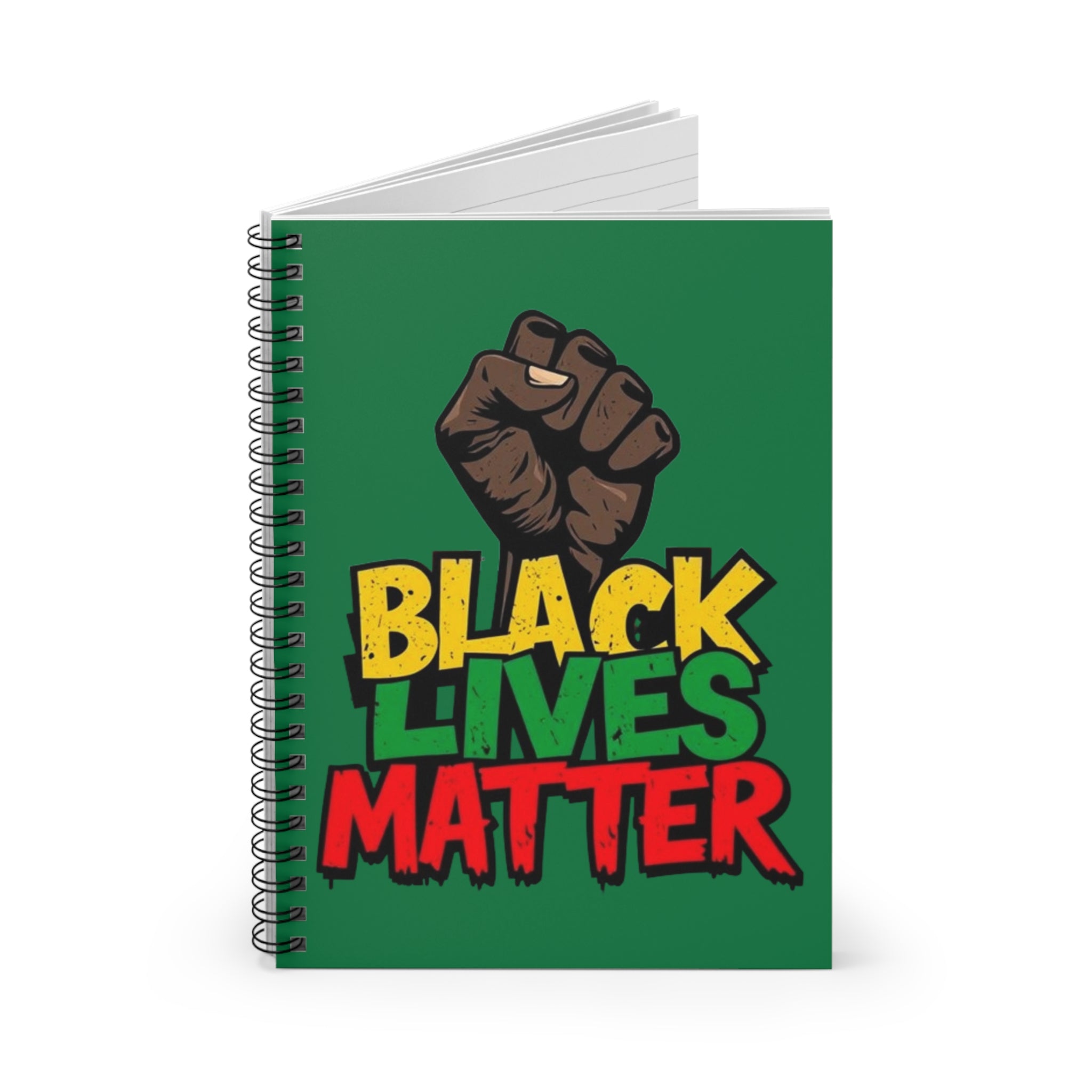 Empowerment Spiral Notebook - Black Lives Matter Design